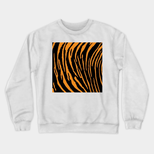 Tiger Stripes Crewneck Sweatshirt by BlakCircleGirl